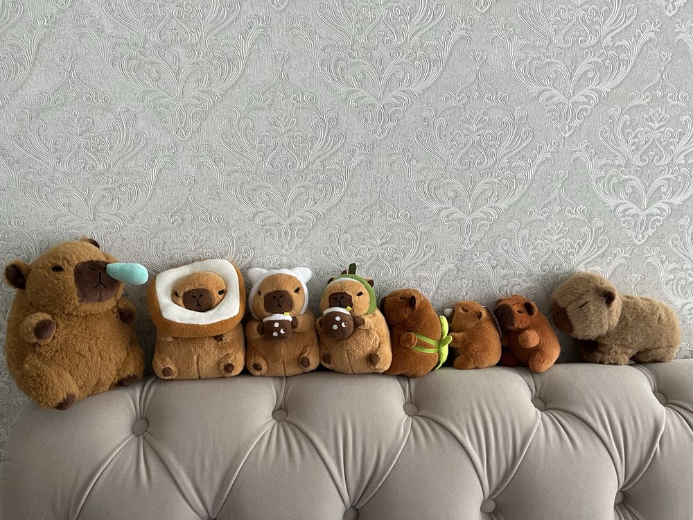 Новые капибары, капибара браслет, сопля, зайчик, хлебушек, брелок