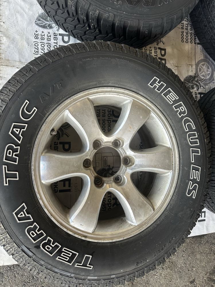 Продам диски+шини Toyota Prado 120-150 (Запаски) R17 265/65/17(235/65)