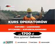 Kurs Szkolenie - Koparkoładowarka Koparka kl I III, Ładowarka kl I III