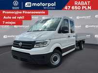 Volkswagen Crafter 35 Podwójna Kabina z fabryczną skrzynią, DMC=3.5t, 2.0BiTDI 177KM  35 Podwójna Kabina z fabryczną skrzynią, DMC=3.5t, 2.0BiTDI 177KM