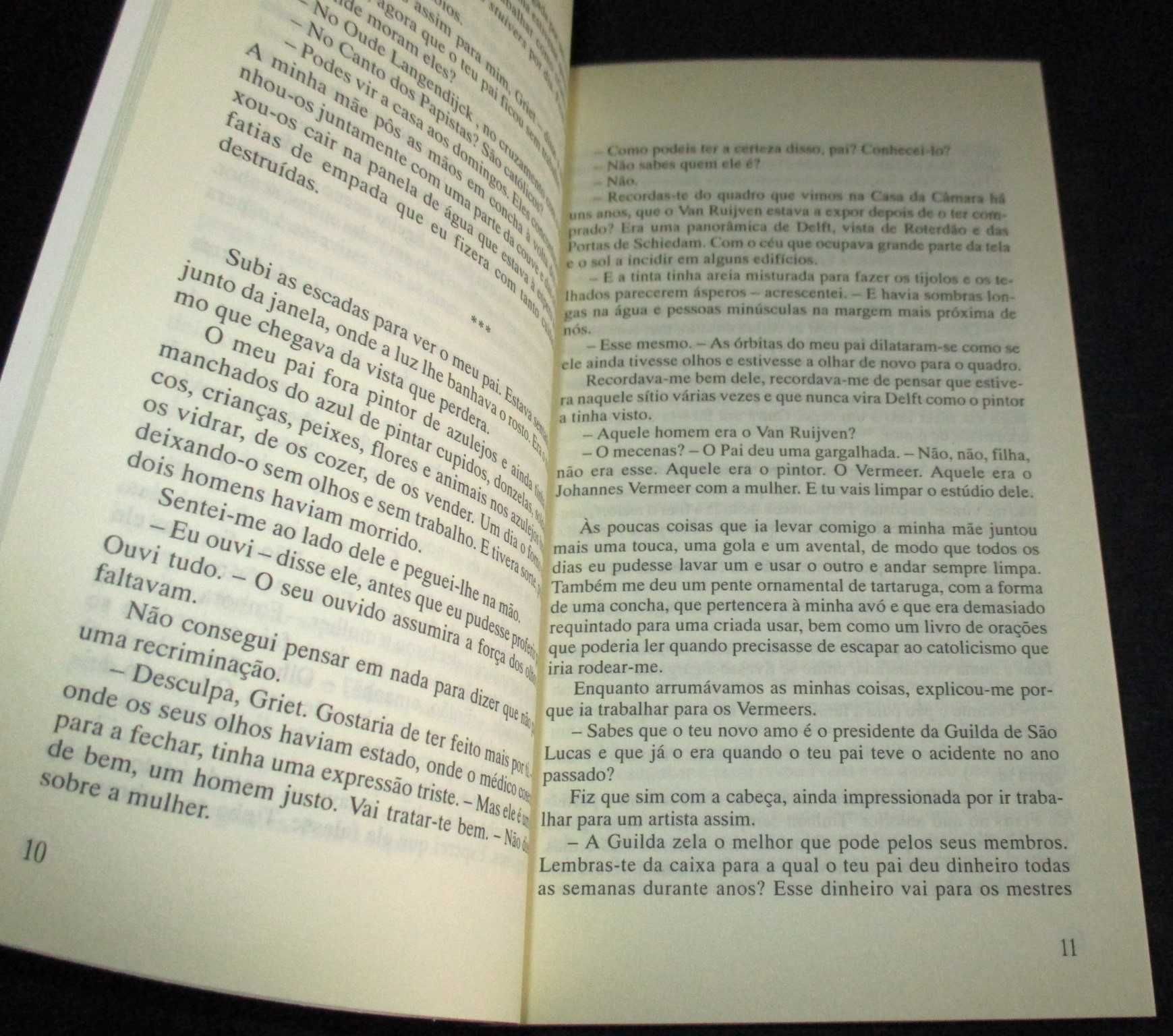 Livro Rapariga com brinco de pérola Tracy Chevalier