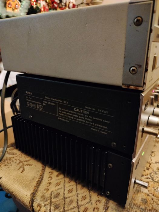 Mini wieża Aiwa, R30, C22, P22. Japan, sprawna.