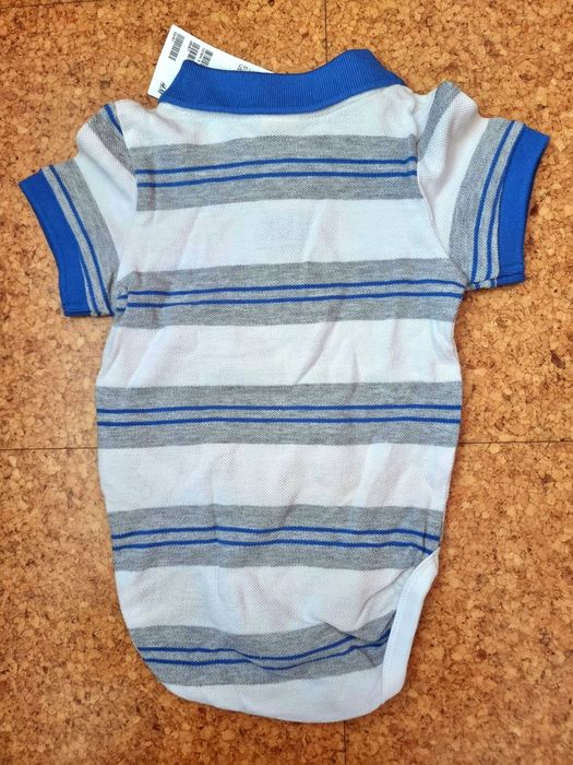 Body azul, branco e cinzento H&M, EUR 68 - novo com etiqueta