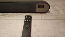 Soundbar Technaxx LED z radiem i bluetooth.