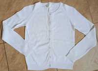 Sweter biały rozmiar 134 cm
