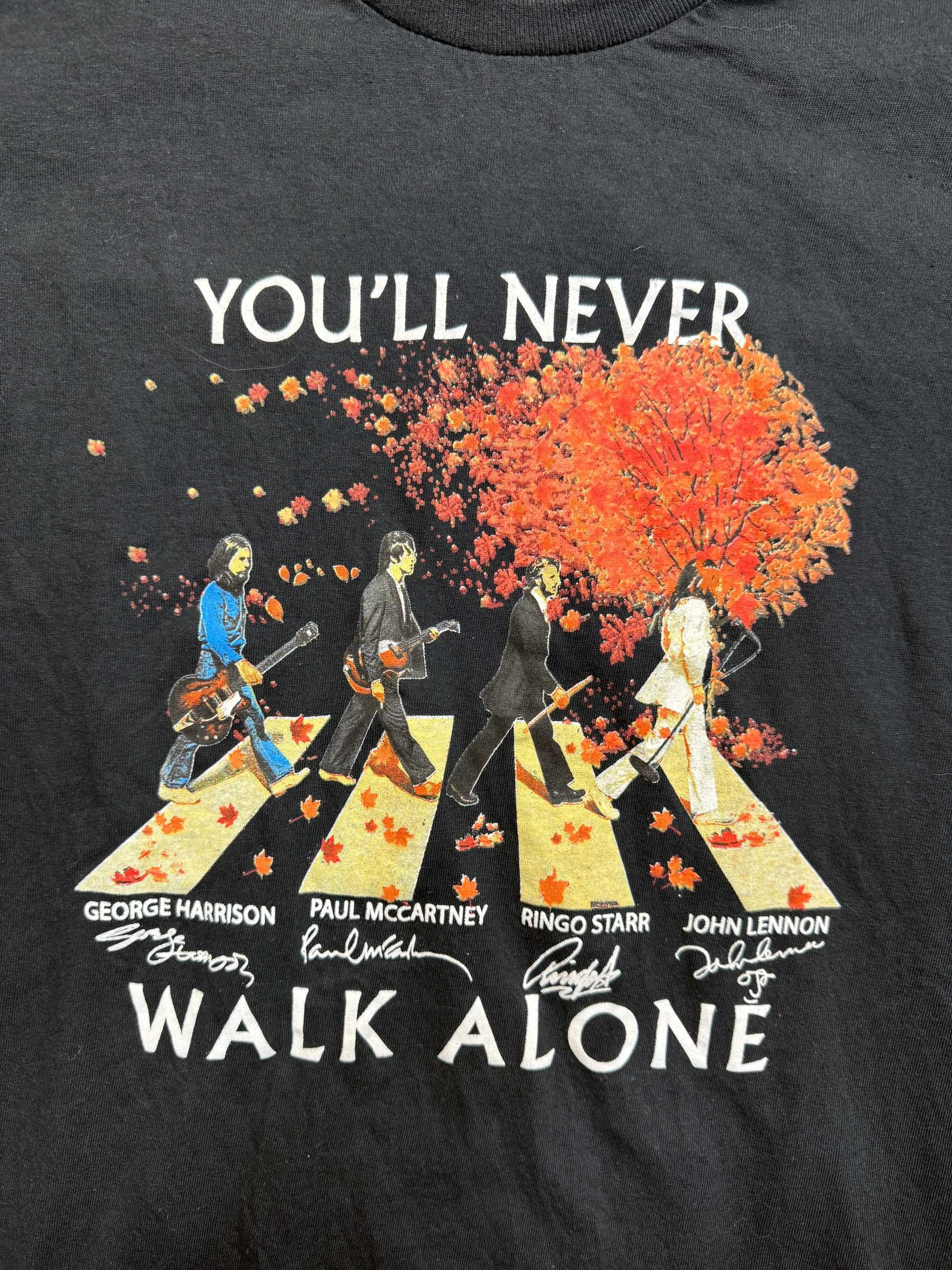 The beatles you'll never walk alone бітлз ліверпуль чорна розмір s