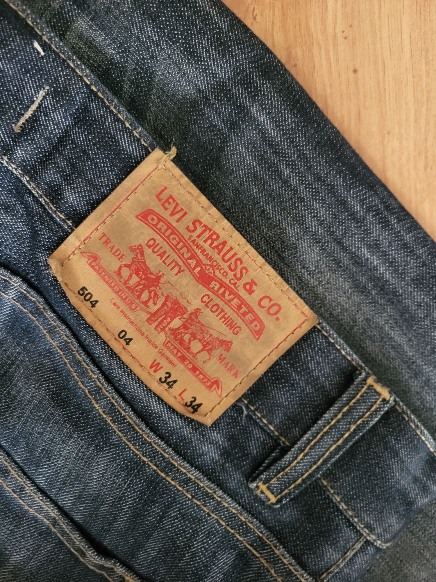 Spodeni Levi Strauss & CO jeansy nowa kolekcja męskie