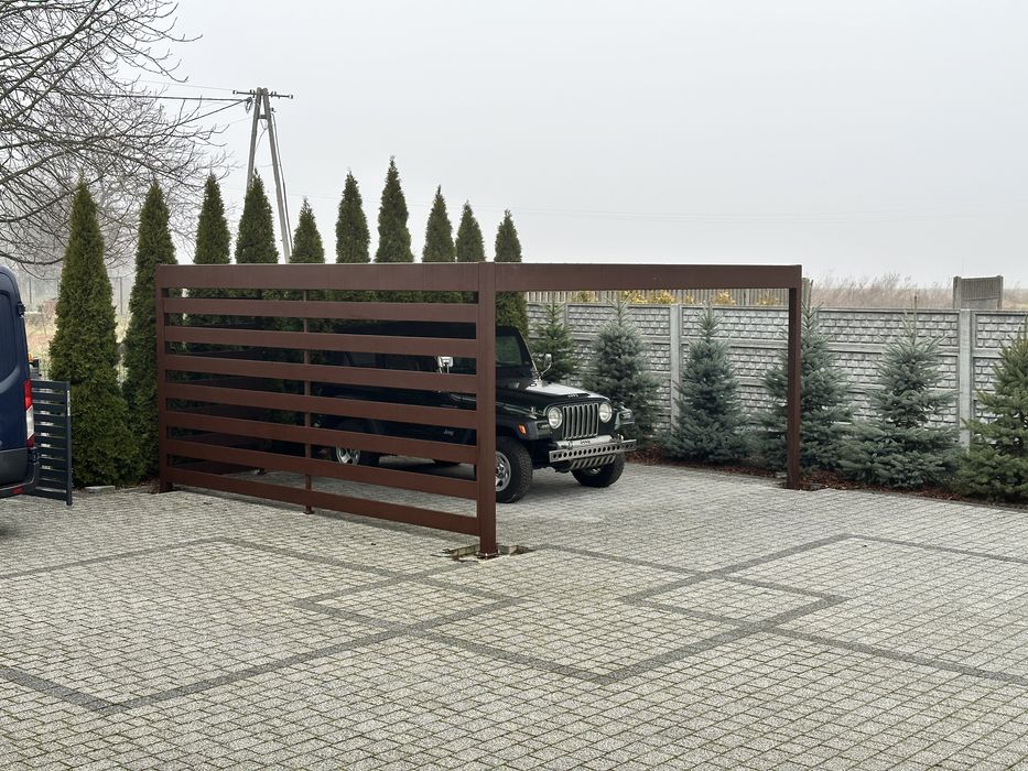 Wiata parkingowa zadaszenie na samochody