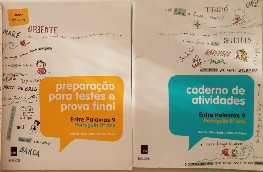 Português 9ºAno (manuais e cadernos de atividades)