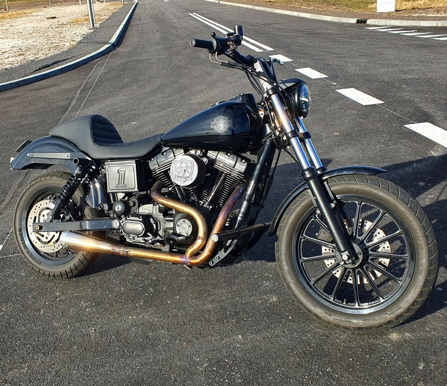 Crash bar gmol klatka Spacerowki Harley Davidson Dyna 99-17 fxd fxdl
