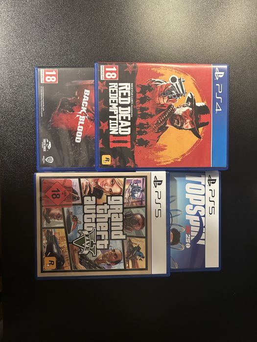 GTA V RDR2 TopSpin 2K25 PS5