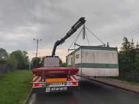 Transport HDS usługi dźwigiem