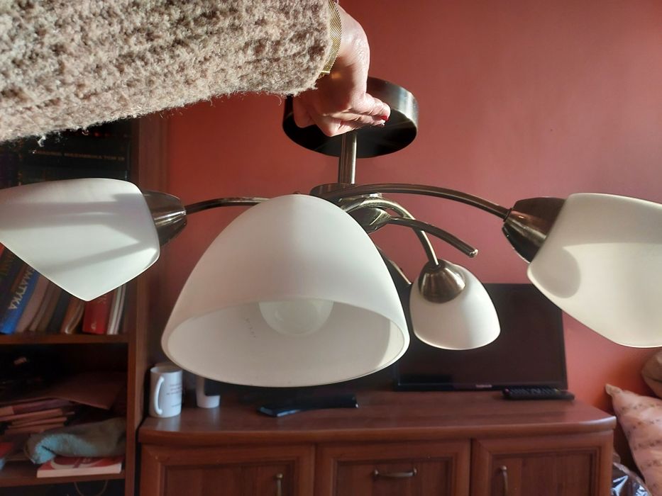 Lampa sufitowa z koszami