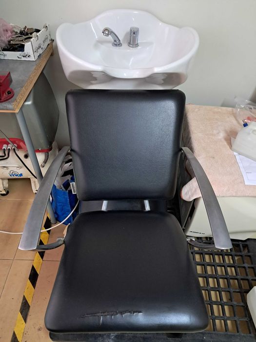 Rampa de lavagem de cabeleireiro