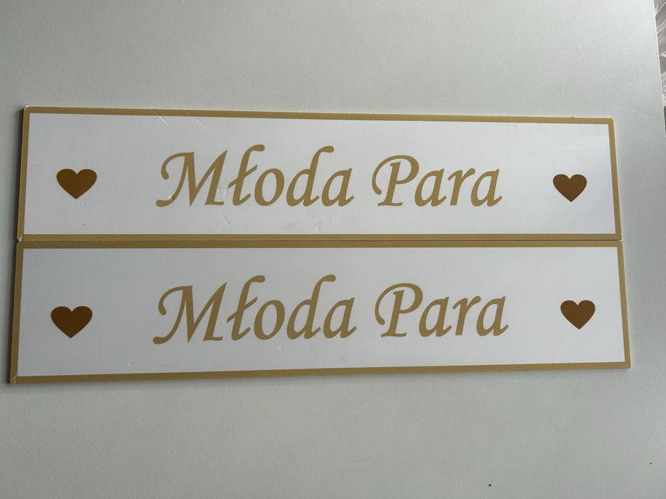 Rejestracja weselna „Młoda Para”