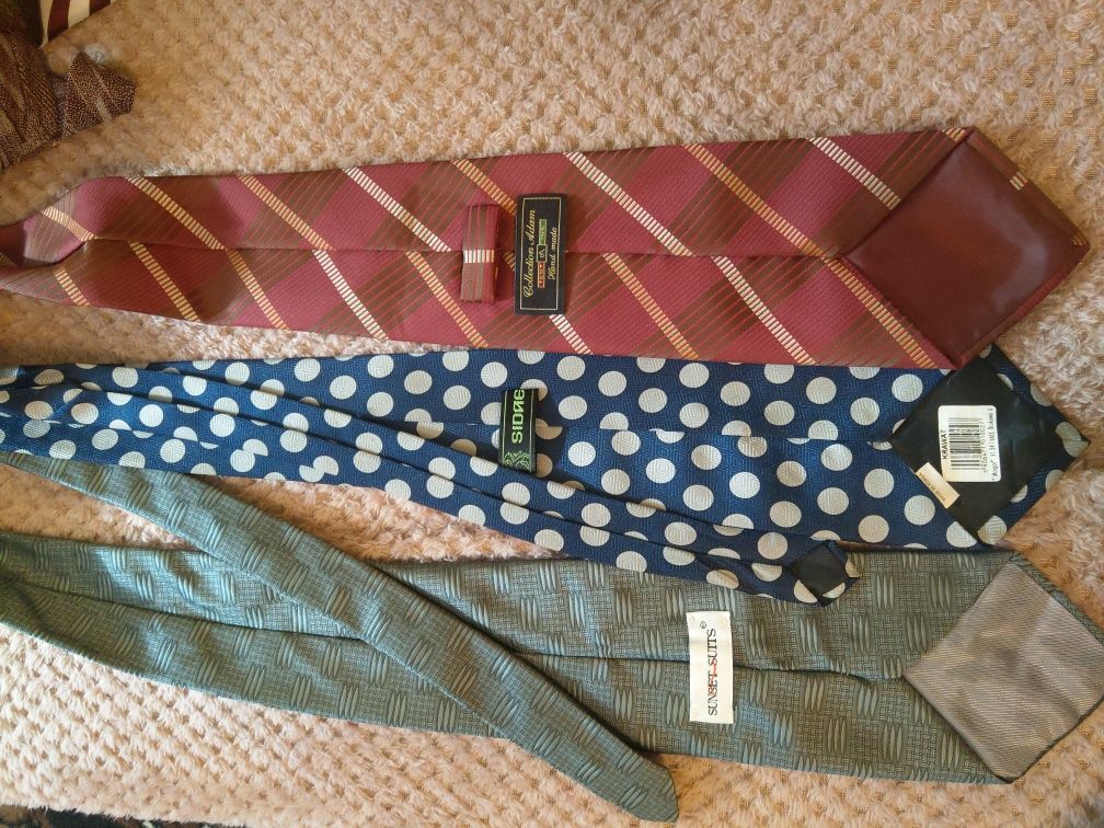 Męskie krawaty, zestaw 29 sztuk.