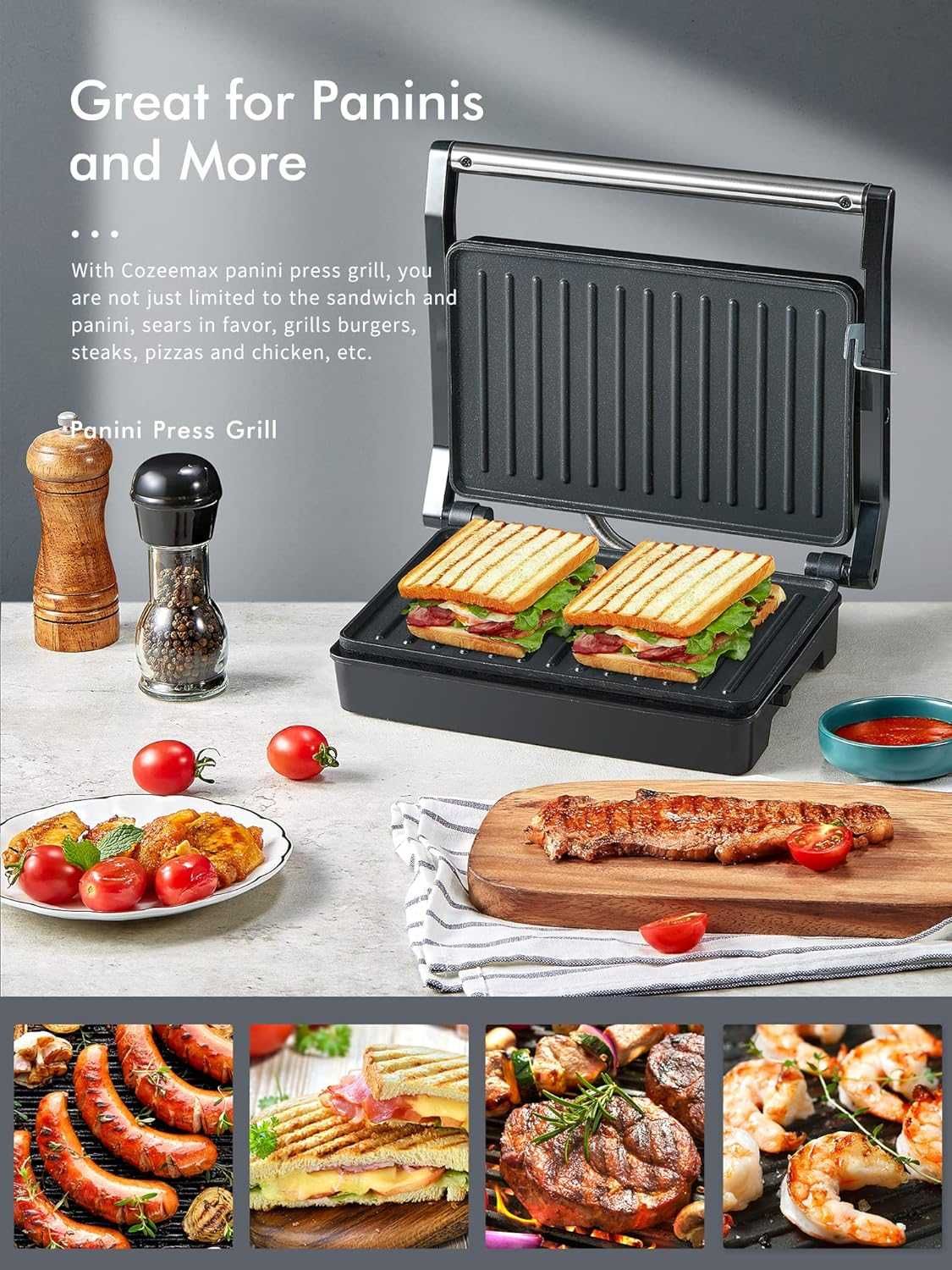 Cozeemax Press Grill GT53