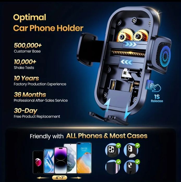 Автомобільний тримач для телефону TOPK