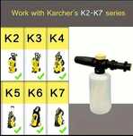 Kit de canhão para lavadora Karcher
