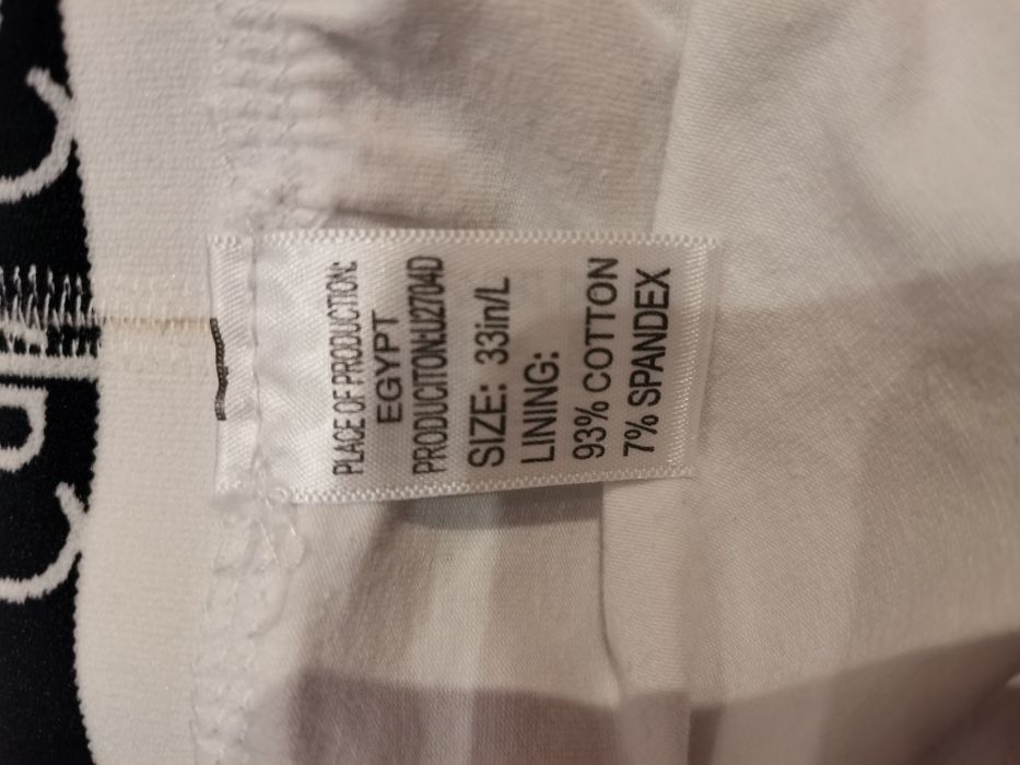 Calvin Klein top sportowy, stanik rozm L, biały, bawełna