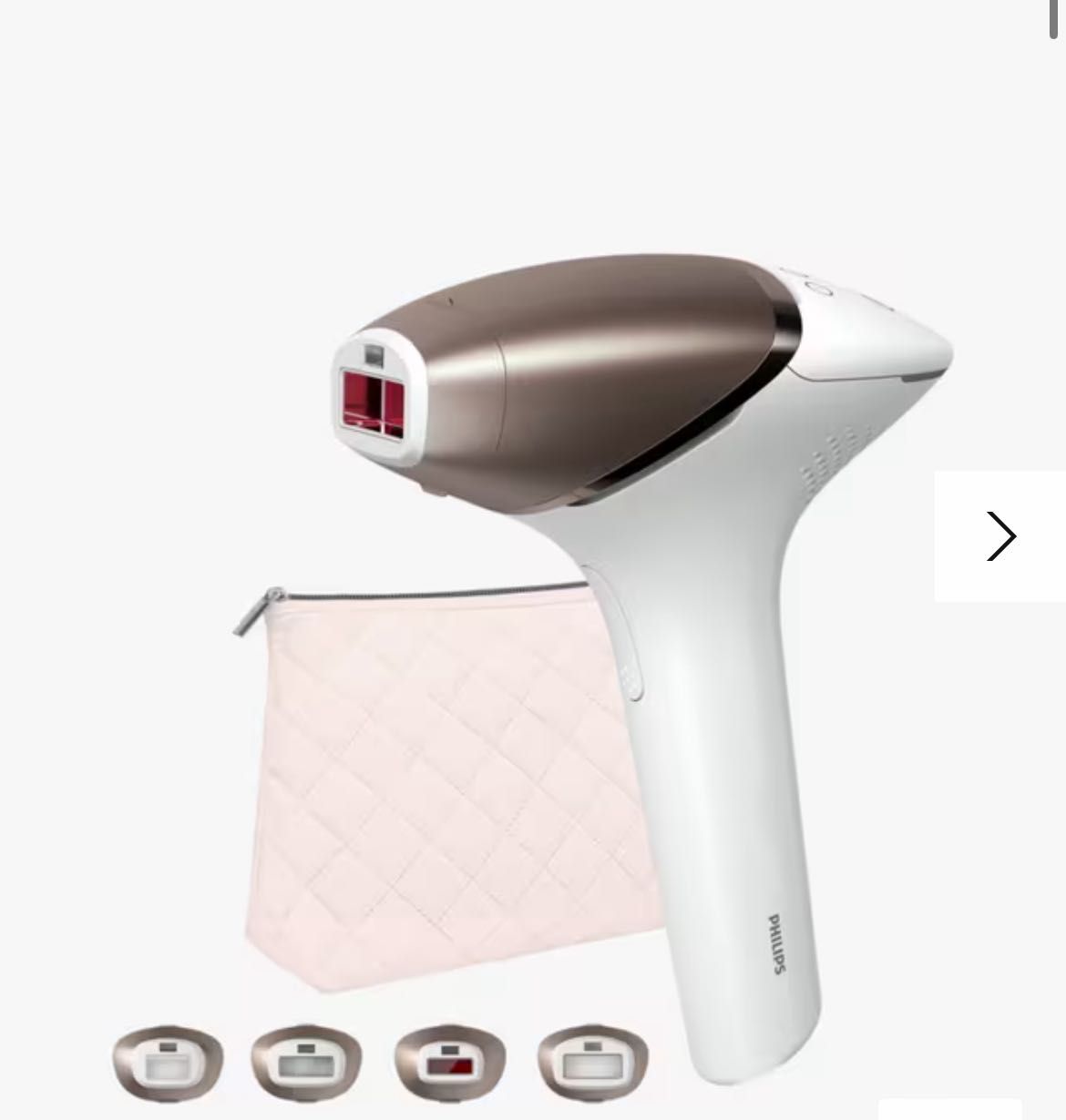 Philips Lumea 9900/Пристрій для видалення волосся/4 насадки/Новий/New