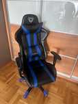 Fotel diablo chairs x-one czarno-niebieski