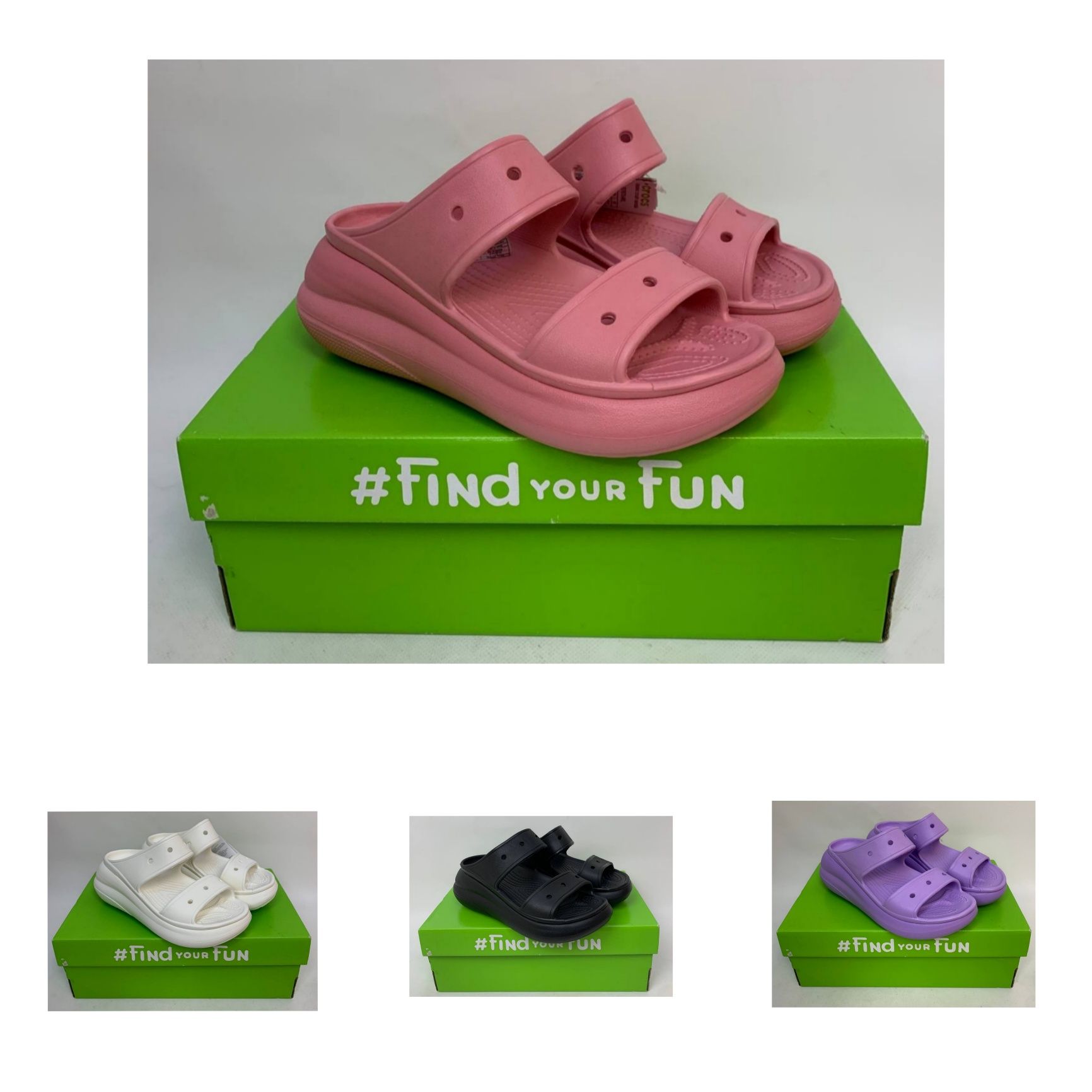 Crocs Classic Crush Sandal w6,w7,w8,w9