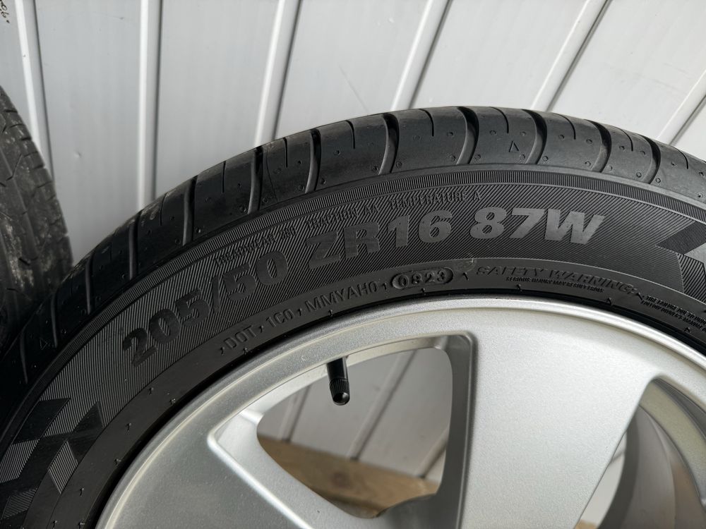 Kola SAAB alufelgi+ opony Nowe KUMHO 205/50-16 Lato!