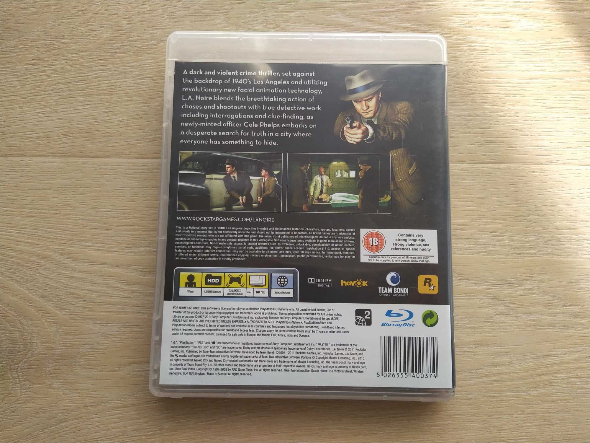 L.A. Noire [PS3] - Gra twórców GTA - ROCKSTAR