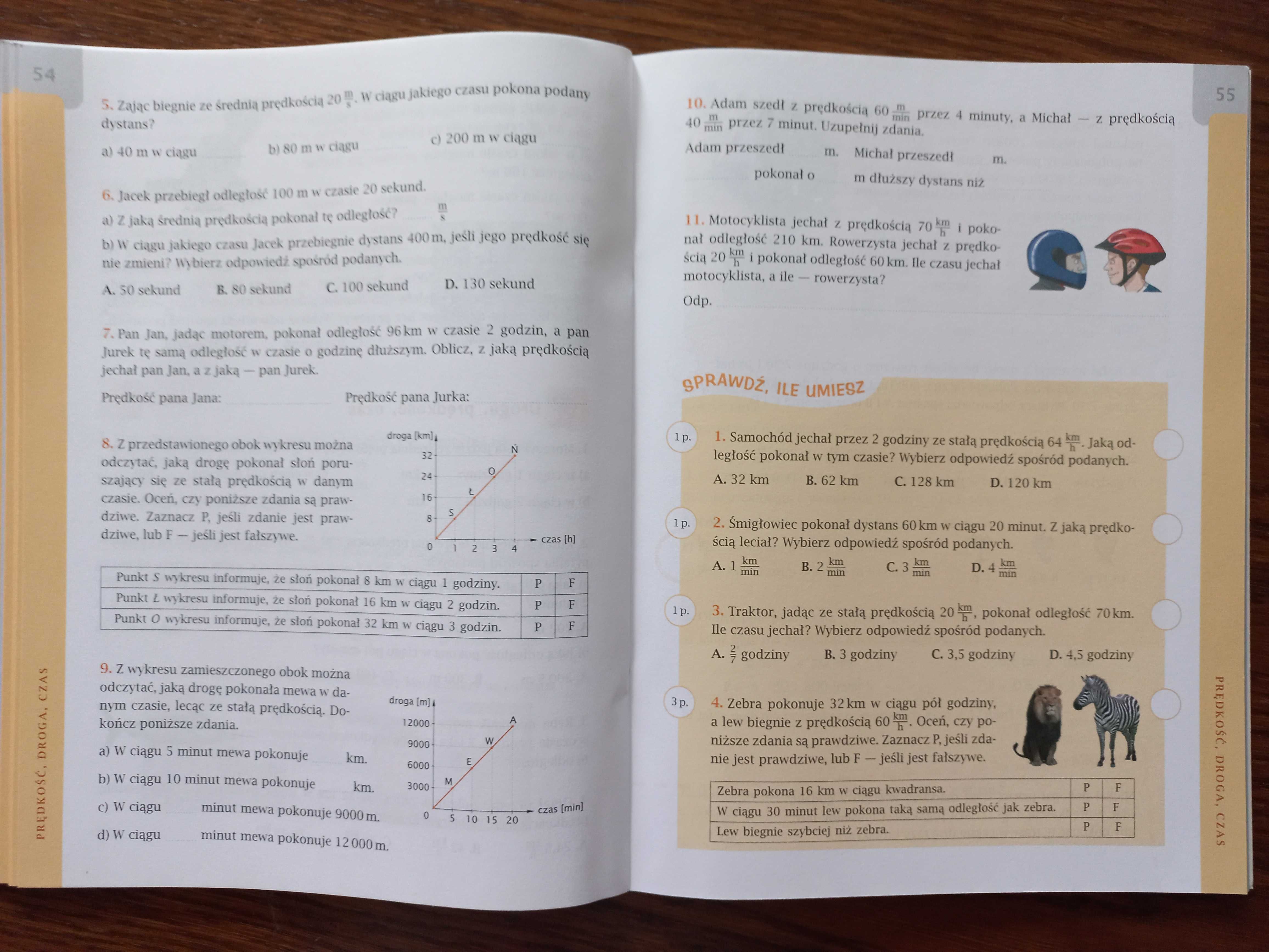 Matematyka 6 zeszyt ćwiczeń podstawowych z serii Matematyka z plusem