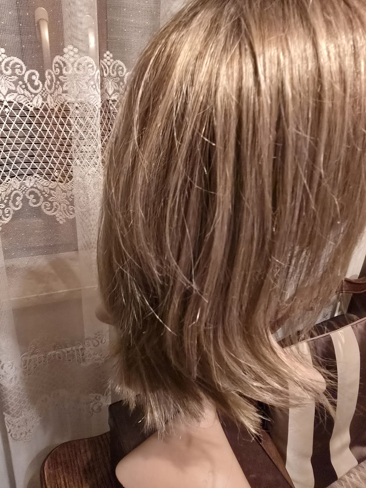 Gisela Mayer peruka, półperuka, topper blond