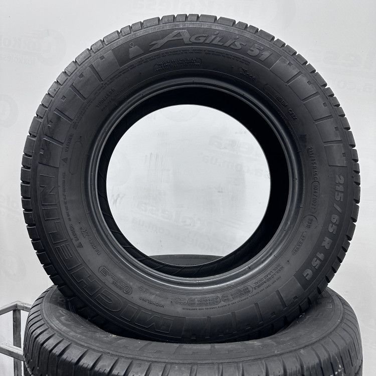 4шт бу літо цешка 215/65/R15C 6мм Michelin Agilis 51