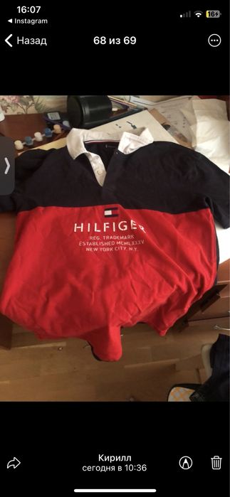 Поло томми хільфиджер ношена бірки єсть дуже крута для школи воно