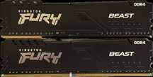 Pamięć RAM DDR4 Kingston Fury Beast 2x16GB 32GB 3200MHz