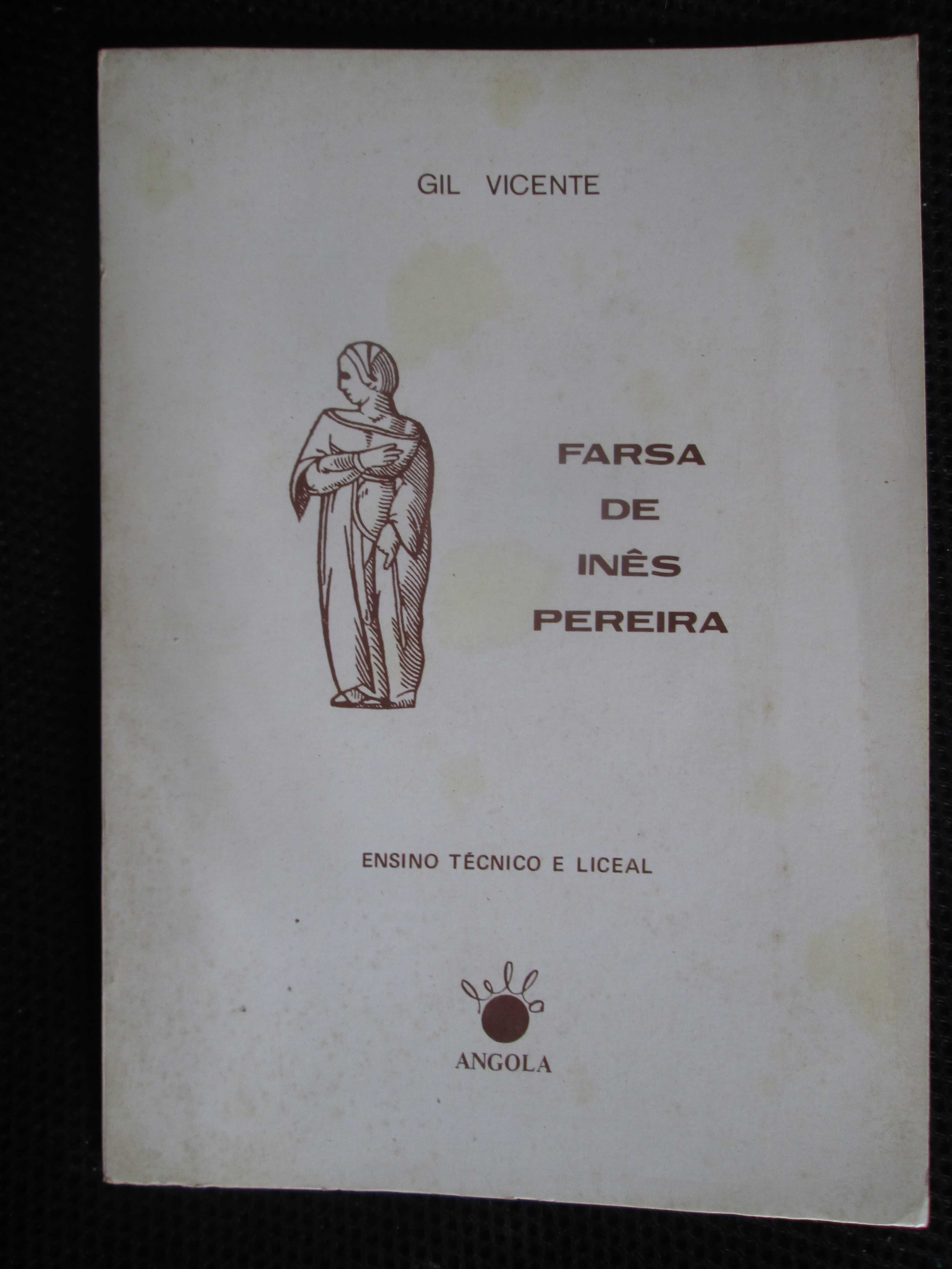 A Farsa de Inês Pereira, de Gil Vicente - edição angolana