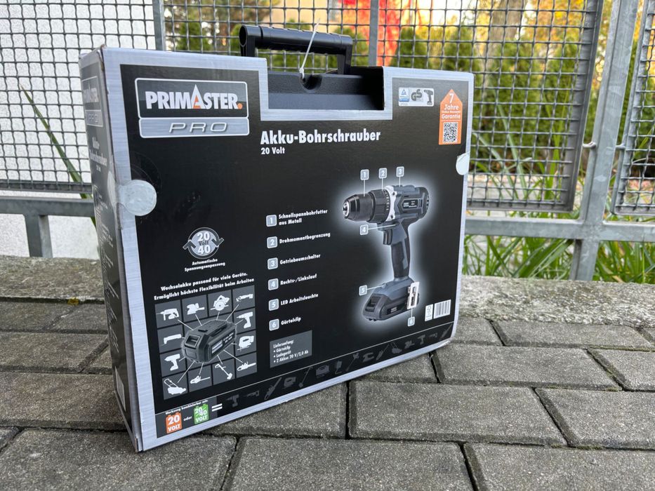 Akku-Bohrschrauber Primaster Pro  akumulatorowa wiertarca