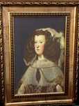 Retrato Rainha Espanha Mariana de Áustria de Velásquez