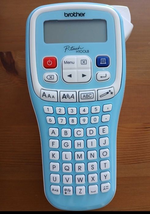 Máquina Rotuladora Brother PT-H100LB - Azul Claro - Impressora Sublima