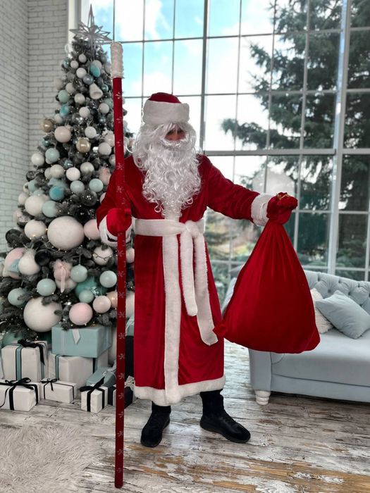 Костюм діда мороза, санта клаус костюми, новорічні костюми