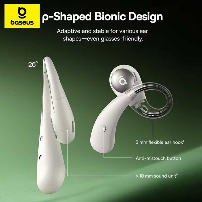 Навушники Baseus Eli Sport 2 Open-Ear True Wireless Earbuds