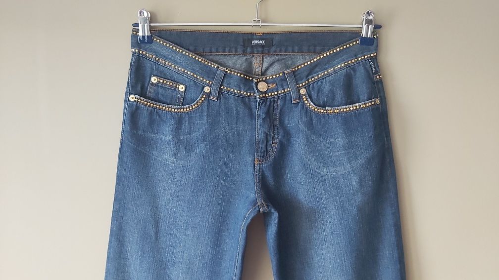 Versace jeansy spodnie damskie rozmiar M