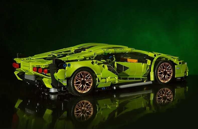 ‼️ В коробці ‼️Конструктор Technic Lamborghini Sián Green 1:14 1280 д.