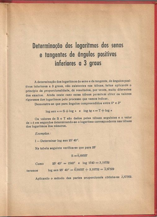 Tábuas de Logaritmos (cinco decimais)