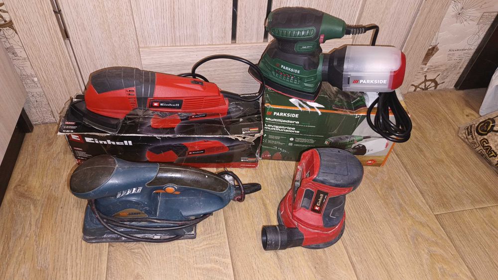 Шлифмашина орбитальная, вибрационная, рабочая