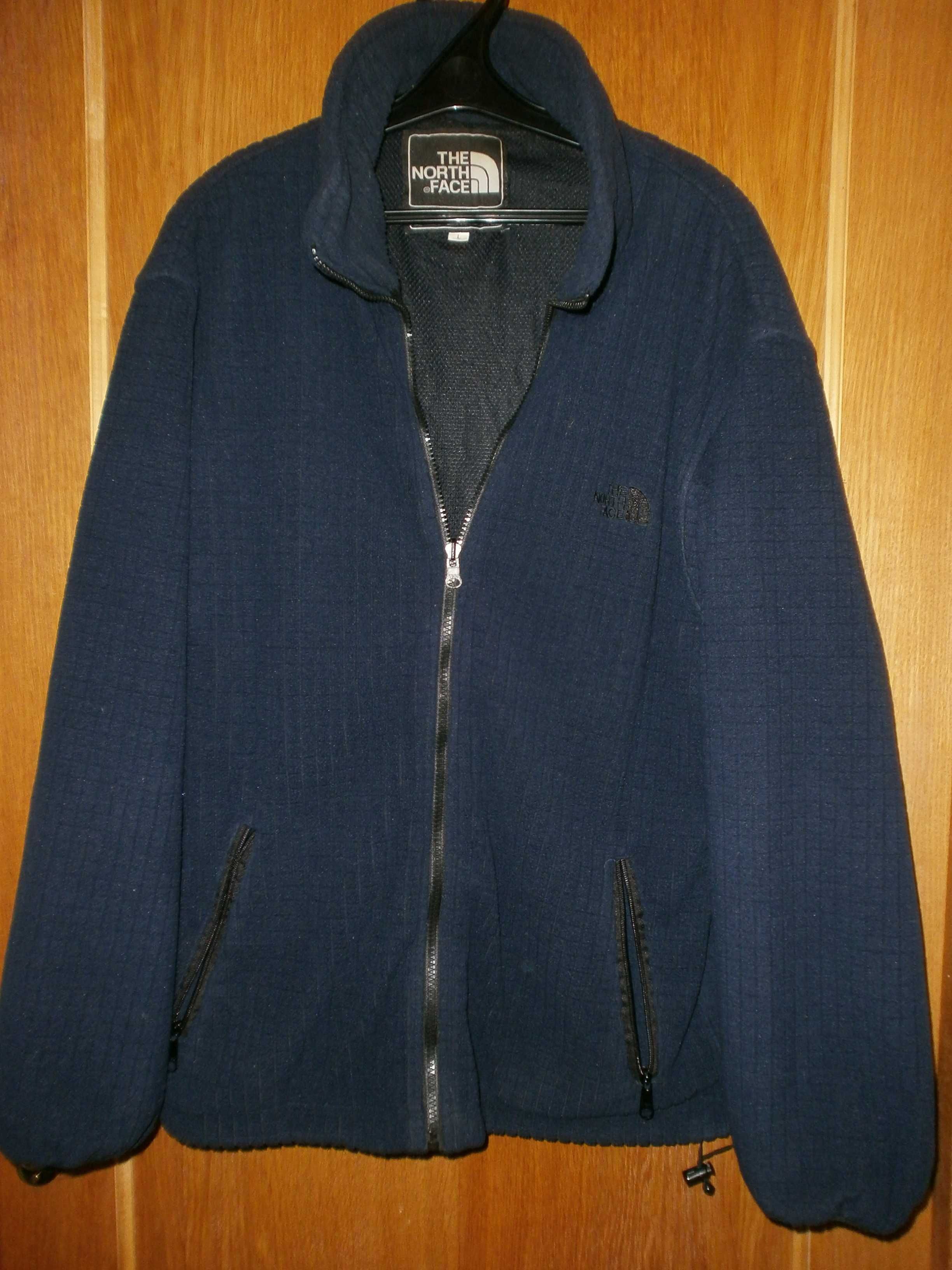 The North Face, синяя, разм. L, наш 52-54. ПОГ-62 см. Съёмн. подстёжка