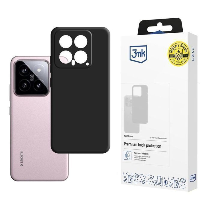 Etui 3Mk Matt Case Na Xiaomi 14 - Czarne