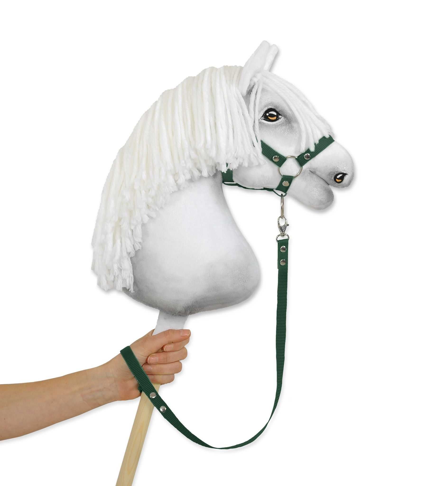 Uwiąz dla Hobby Horse z taśmy – butelkowa zieleń!