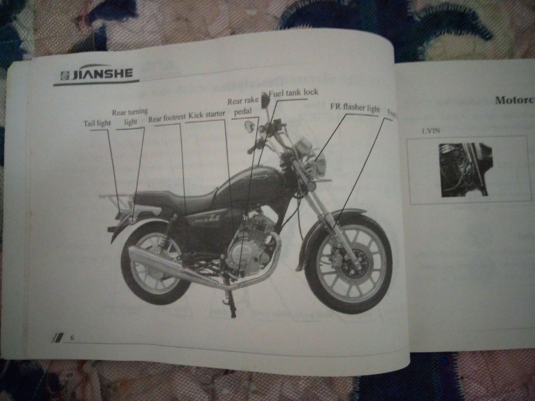 Мотоцикл JIANSHE JS125-6C