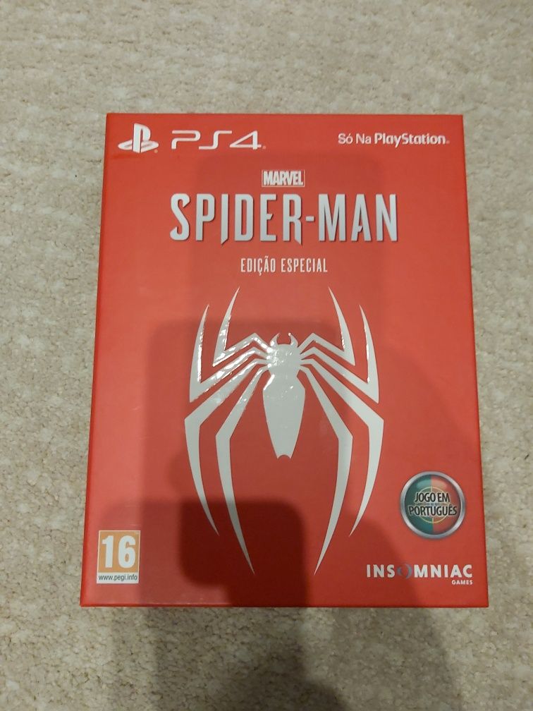 Spiderman ps4 special edition como Novo.