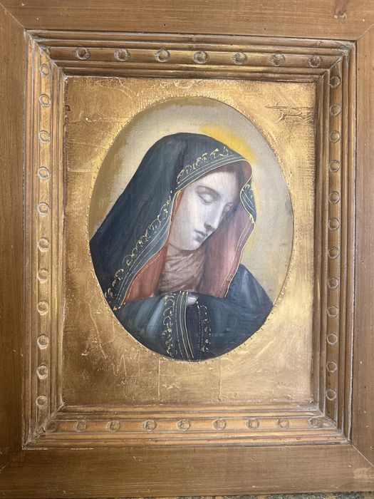 Obraz na desce Matka Boska Bolesna Mater Dolorosa